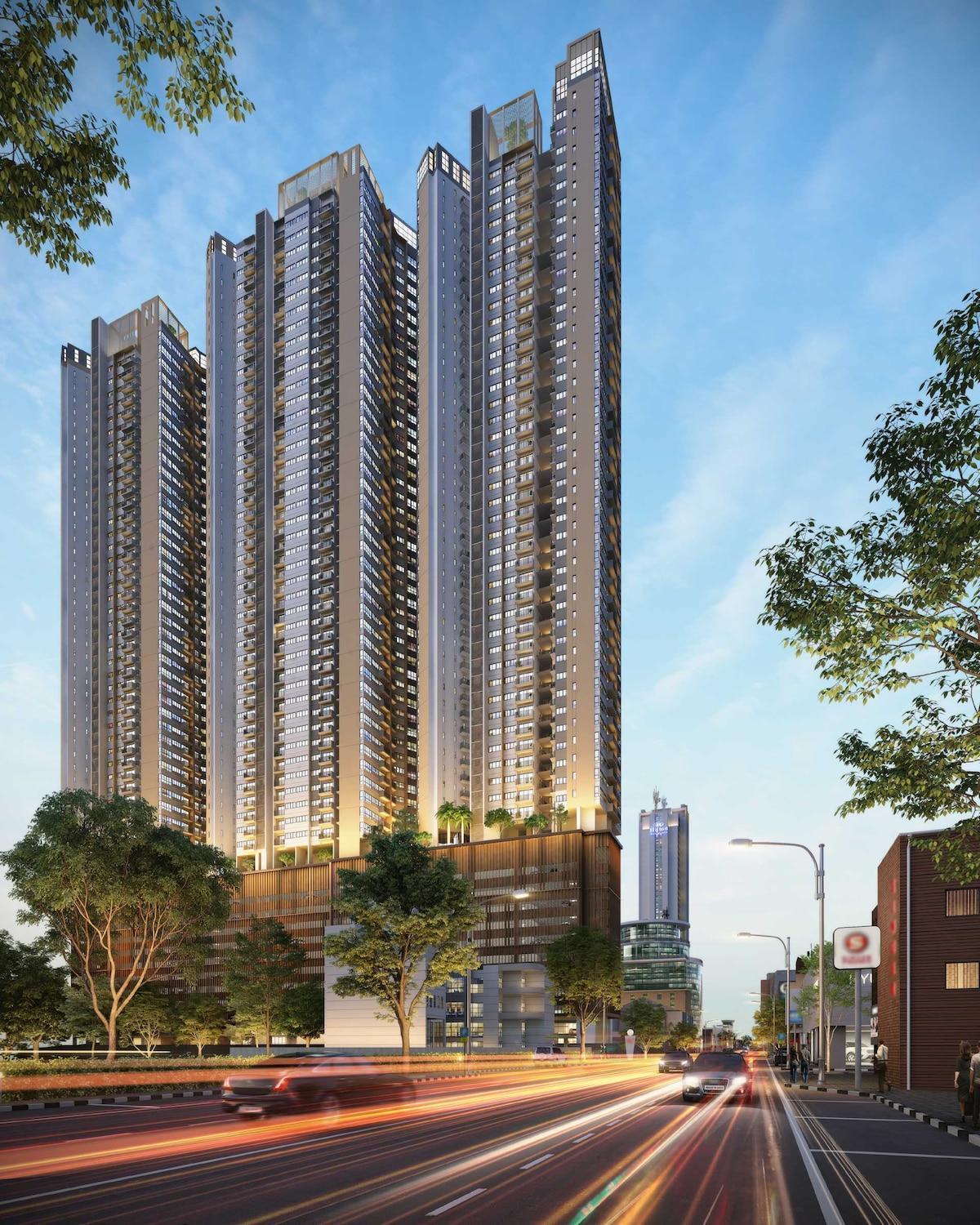 Apartment Chevalra Luxury Tri-zen In - Galle-face & Lotus Tower View