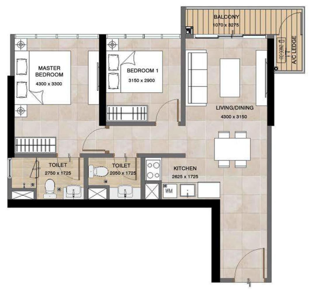 Trizen J&j Future Ment Apartment *