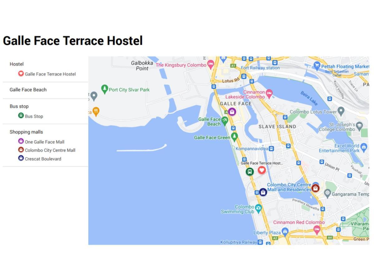 Galle Face Terrace By Tourlux Colombo